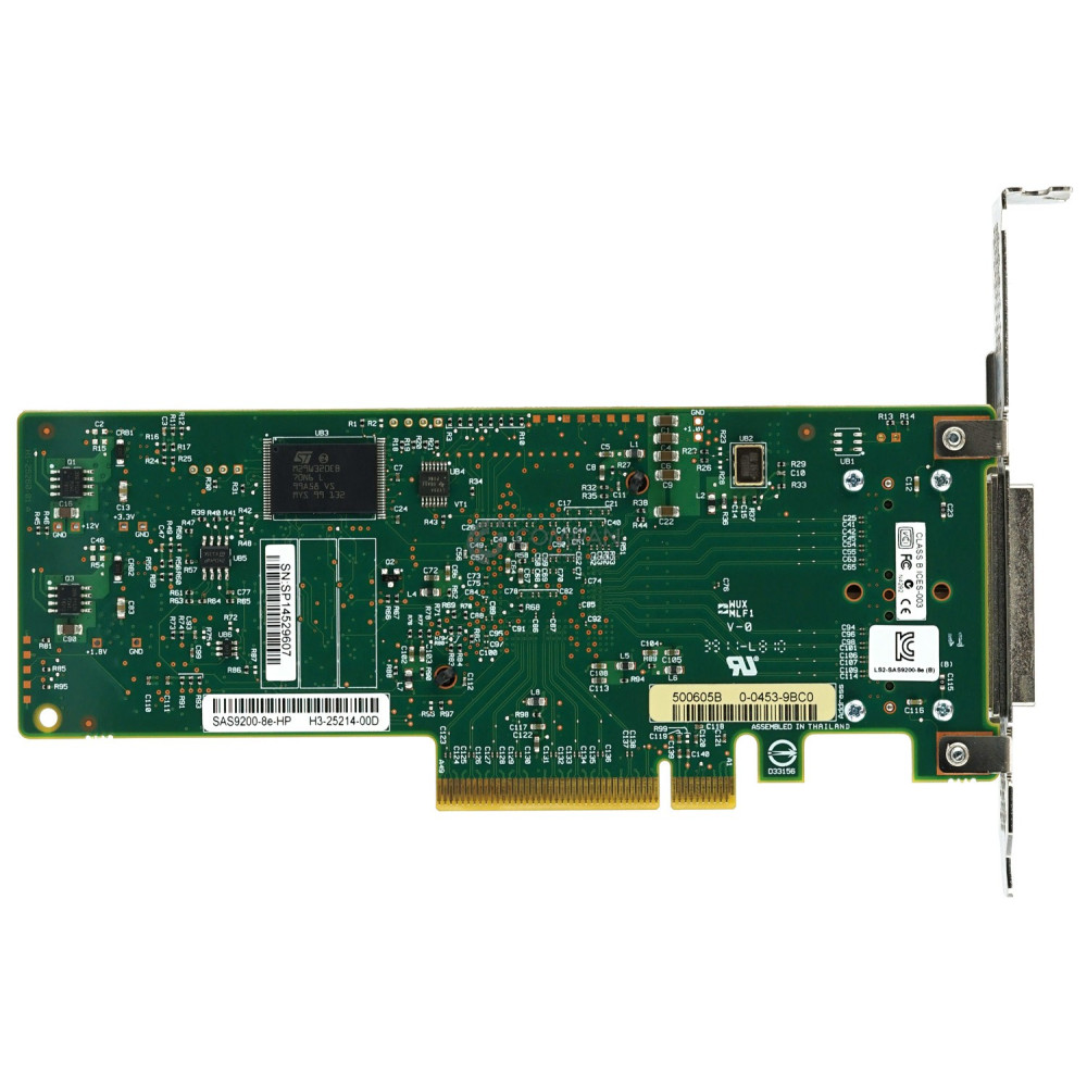 617824-001 HP SCO8GE DUAL PORT SAS PCI-E HOST BUS ADAPTER LOW PROFILE